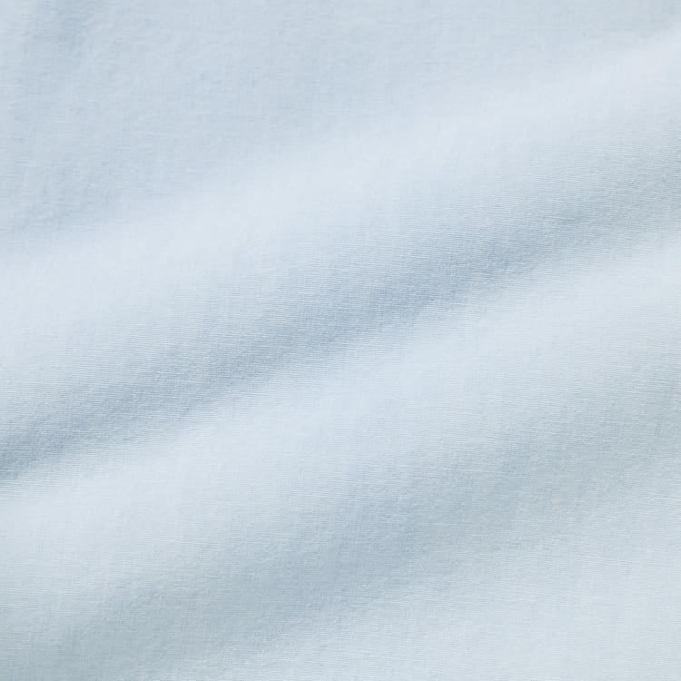 Uniqlo 100% Bavlnene Chambray Gathered Kosele Detske Modre | LPWAHC-078