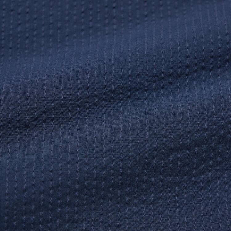 Uniqlo 100% Bavlnene Seersucker Kratke Sleeved Kosele Detske Námornícka Modrá | LNVMZG-635
