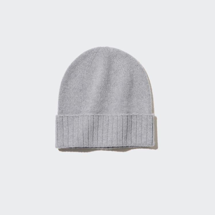 Uniqlo 100% Cashmere Pletené Ciapky Panske Svetlo Siva | DEKFLU-273