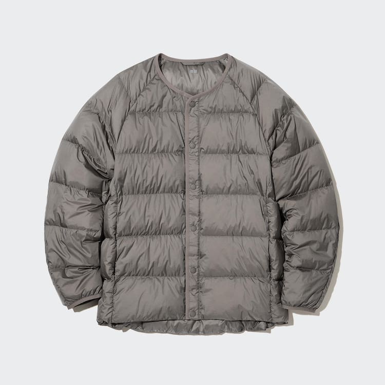 Uniqlo 100% Recycled Down Bundy Panske Siva | EKBAZD-974