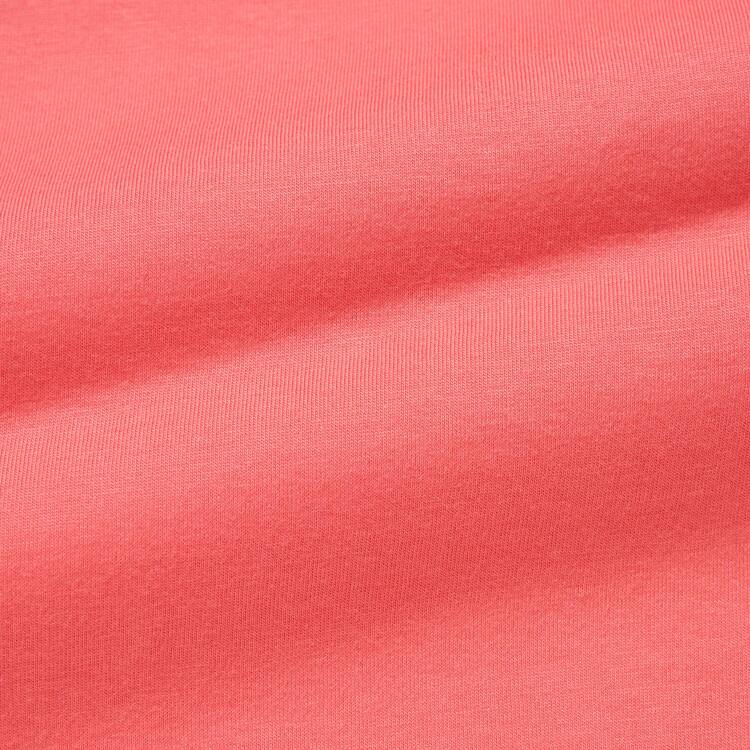 Uniqlo 100% Supima Bavlnene V Neck Kratke Sleeved Tricko Damske Ruzove | AECXJO-295