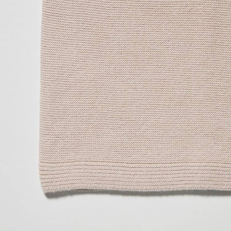 Uniqlo 3d Knit Seamless Bavlnene Crew Neck Pleteniny Damske Béžové | DXWSHM-603