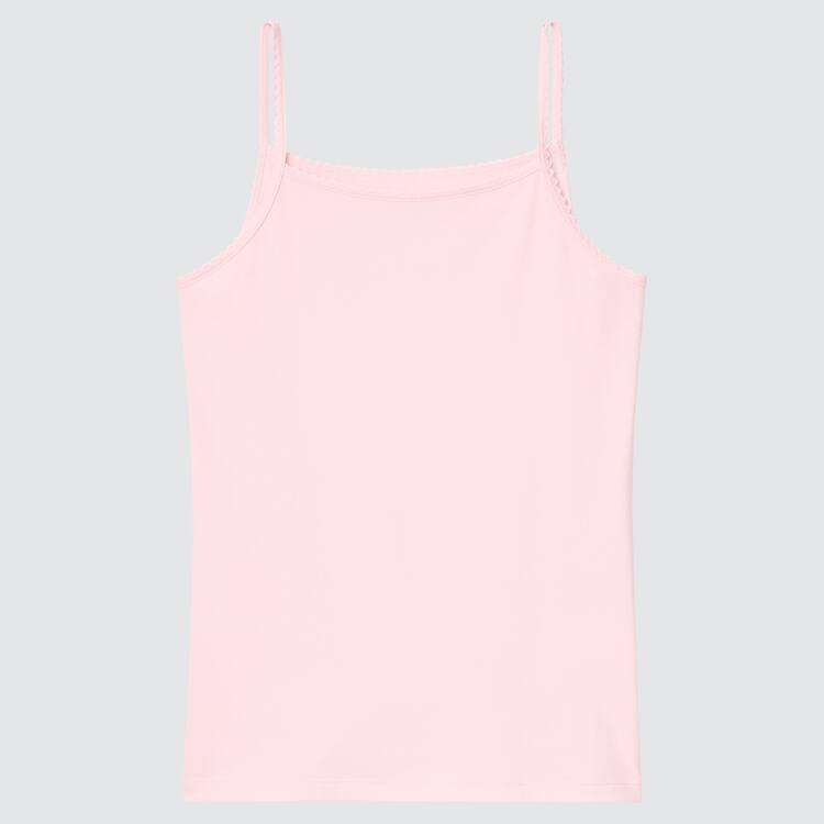 Uniqlo Airism Bavlnene Blend Camisole Topy Detske Ruzove | QEKLJO-742