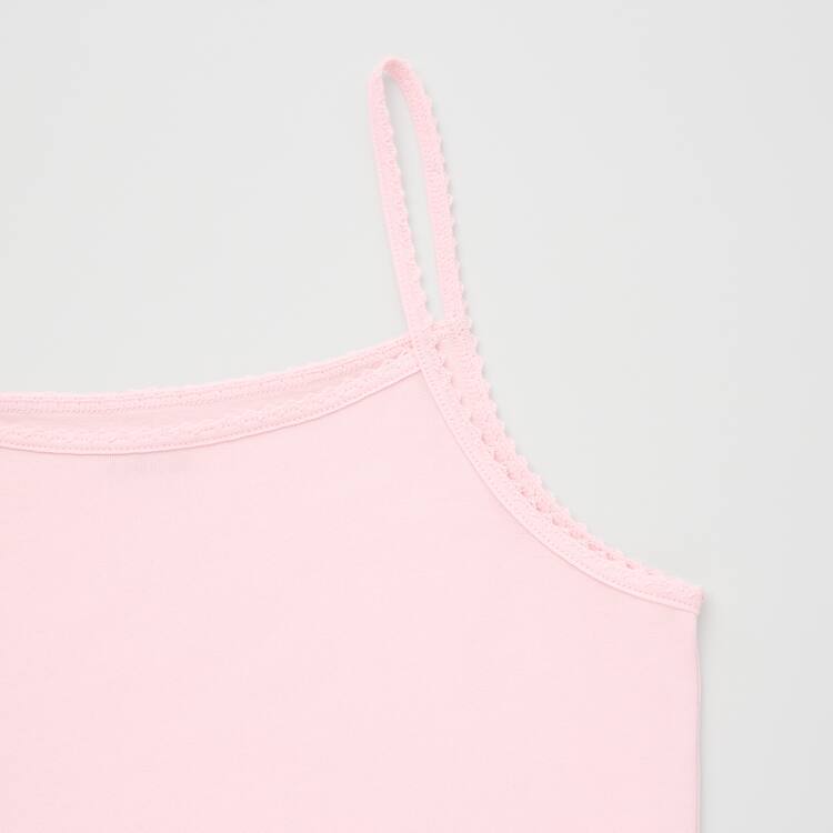 Uniqlo Airism Bavlnene Blend Camisole Topy Detske Ruzove | QEKLJO-742