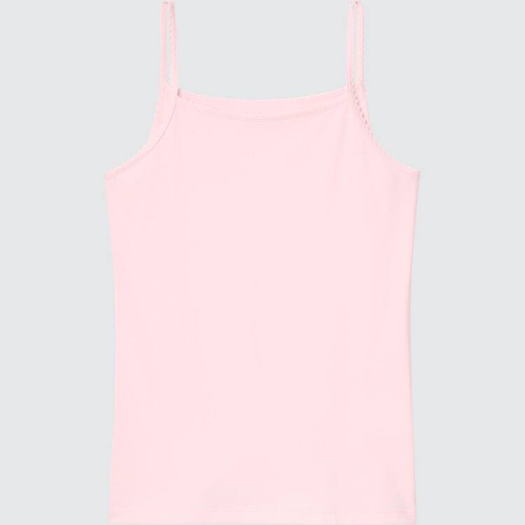 Uniqlo Airism Bavlnene Blend Camisole Topy Detske Ruzove | QEKLJO-742