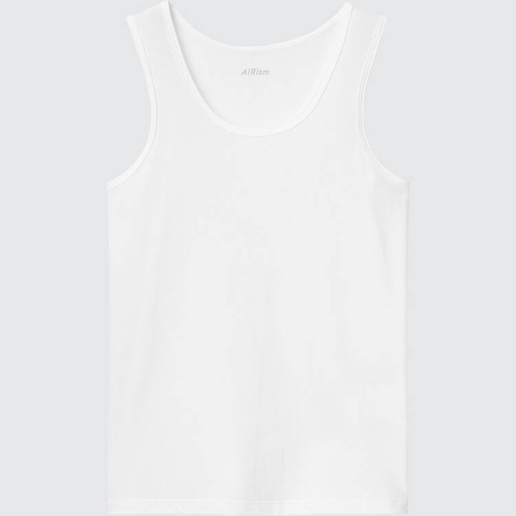 Uniqlo Airism Bavlnene Blend Topy Detske Biele | EHOGVM-692