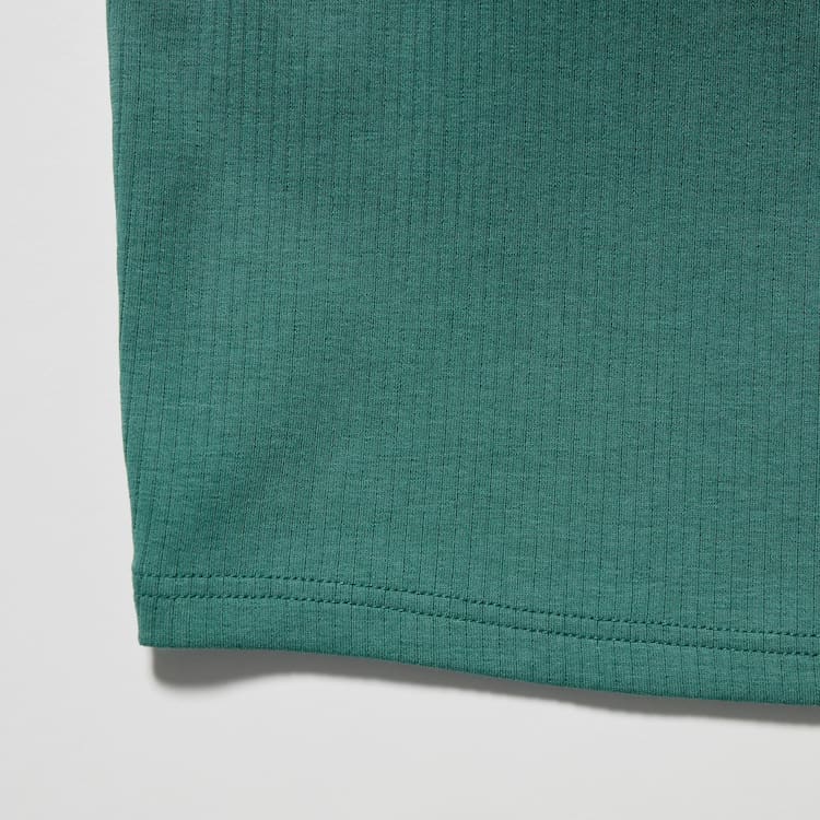 Uniqlo Airism Bavlnene Cropped Bez Rukavov Podprsenky Damske Zelene | KWSODM-806