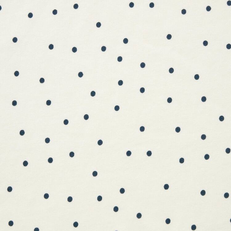 Uniqlo Airism Bavlnene Dotted Long Sleeved Loungewear Damske Biele | MVBKWR-930