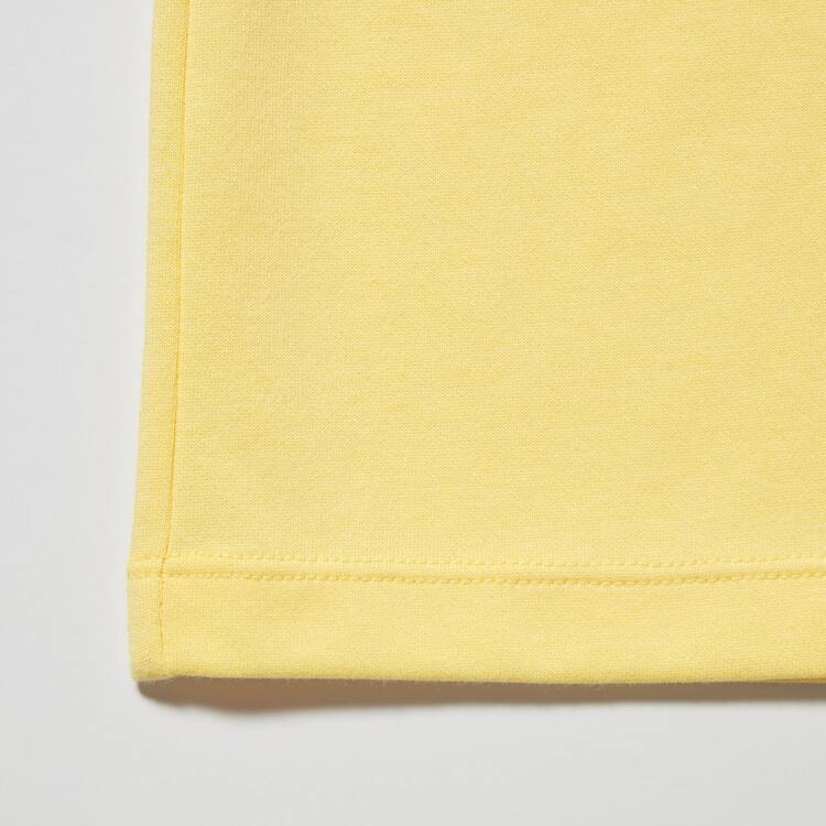 Uniqlo Airism Bavlnene Grafika Kratke Sleeved Tricko Detske Žlté | AVJUQR-152