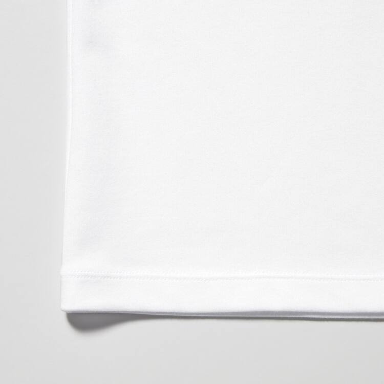 Uniqlo Airism Bavlnene Grafika Kratke Sleeved Tricko Detske Biele | NFAYHO-017