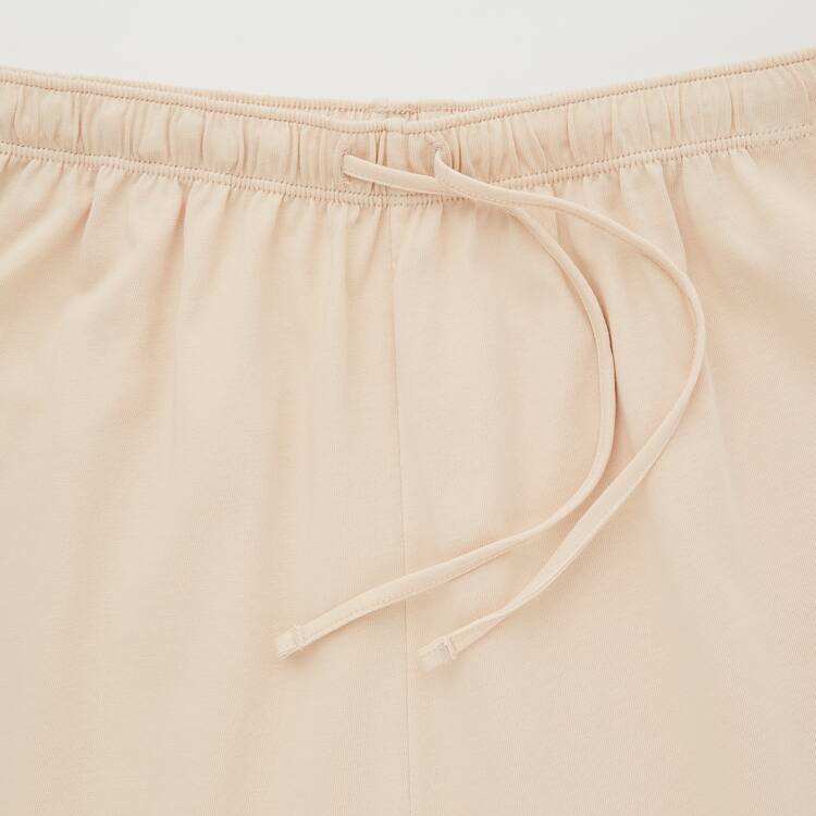 Uniqlo Airism Bavlnene Kratke Sleeved Loungewear Damske Béžové | TERJYH-045