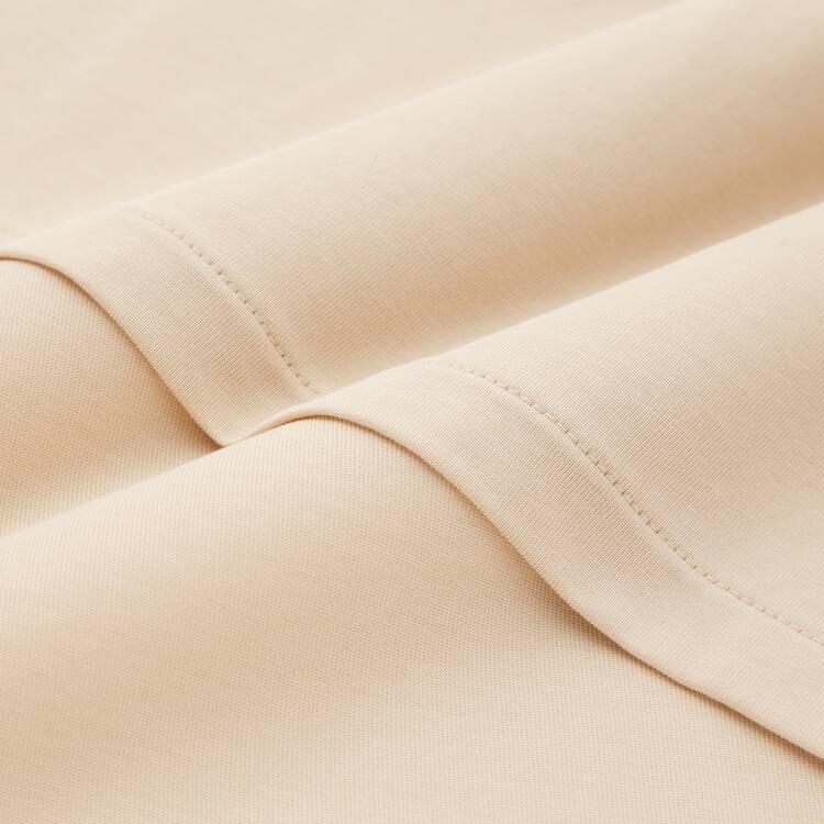 Uniqlo Airism Bavlnene Kratke Sleeved Loungewear Damske Béžové | TERJYH-045