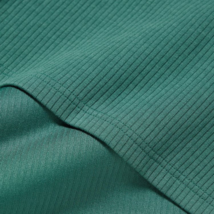 Uniqlo Airism Bavlnene Rebrovaný Bez Rukavov Topy Damske Zelene | NEIQSU-401