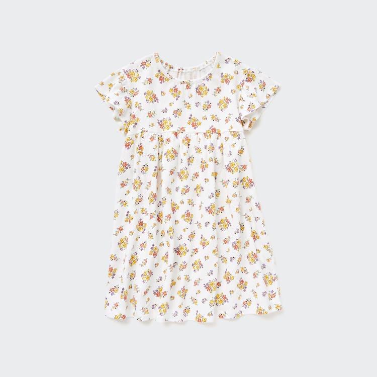Uniqlo Airism Bavlnene Saty Pre Babatka Biele | CSWDAI-590