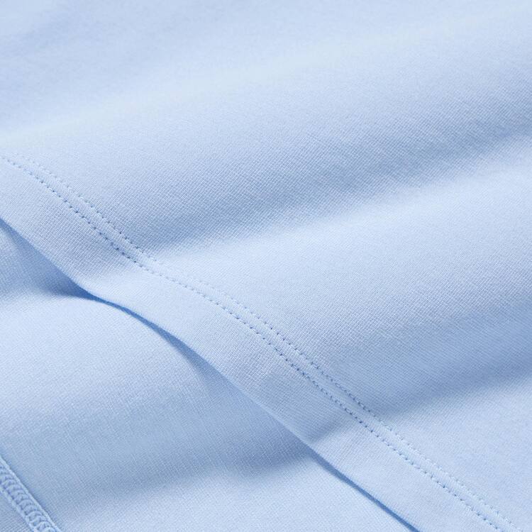 Uniqlo Airism Bavlnene Scoop Neck Tricko Detske Svetlo Modre | TVIADC-631