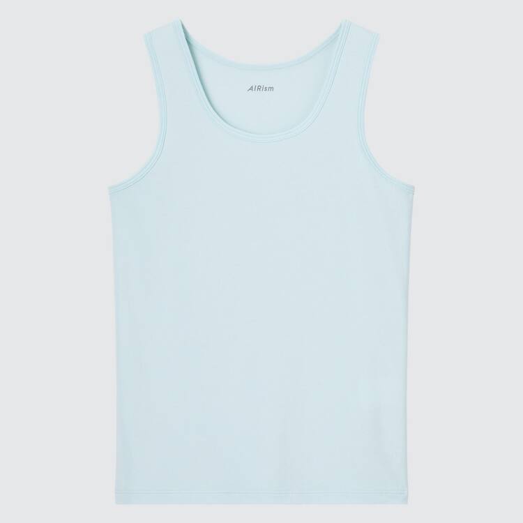 Uniqlo Airism Bavlnene Topy Detske Svetlo Zelene | QJPZSD-127