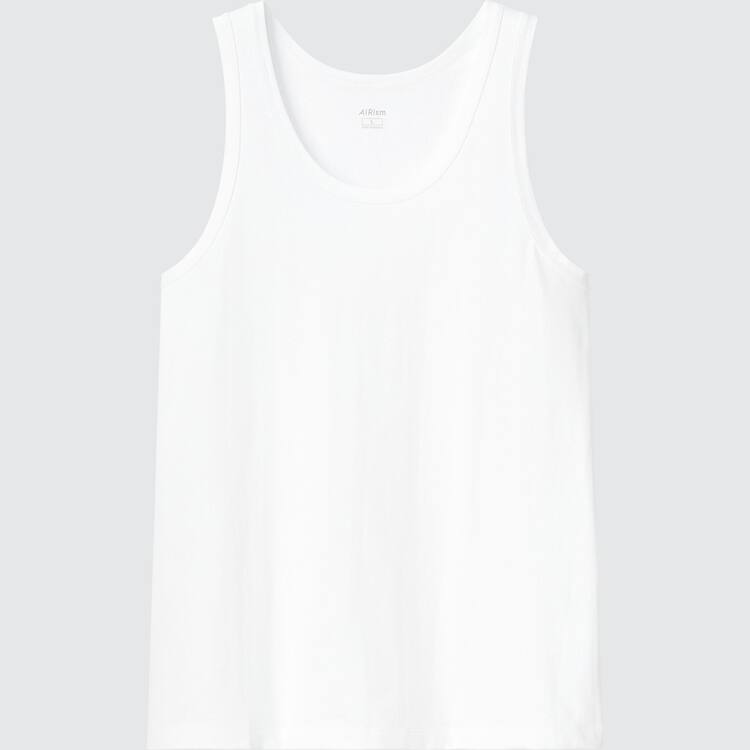 Uniqlo Airism Bavlnene Topy Panske Biele | DSBCFW-361