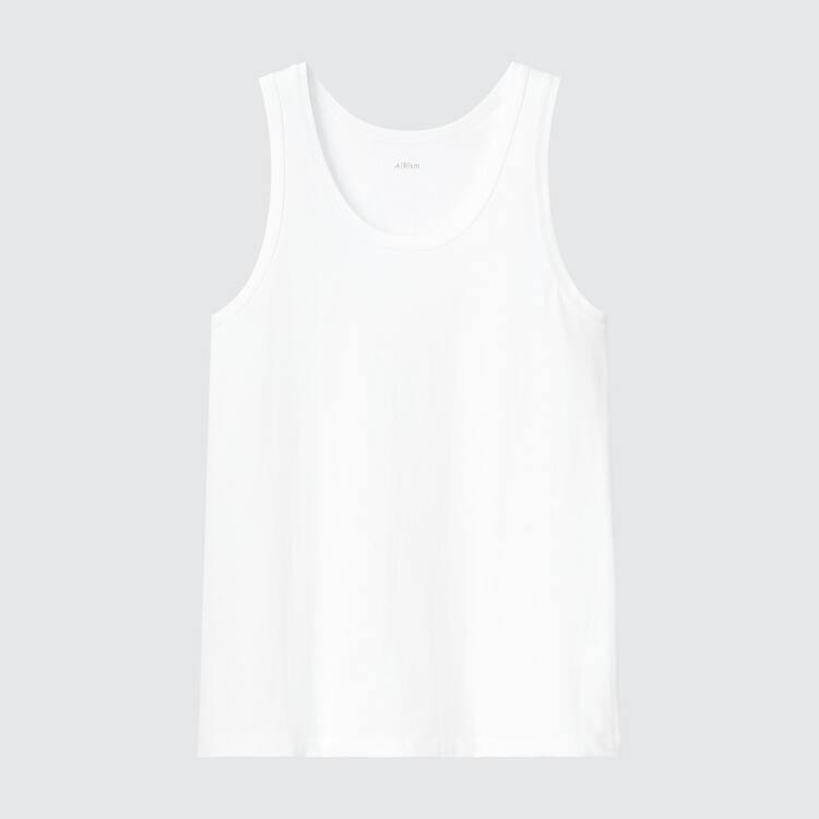 Uniqlo Airism Bavlnene Topy Panske Biele | OELQDX-736