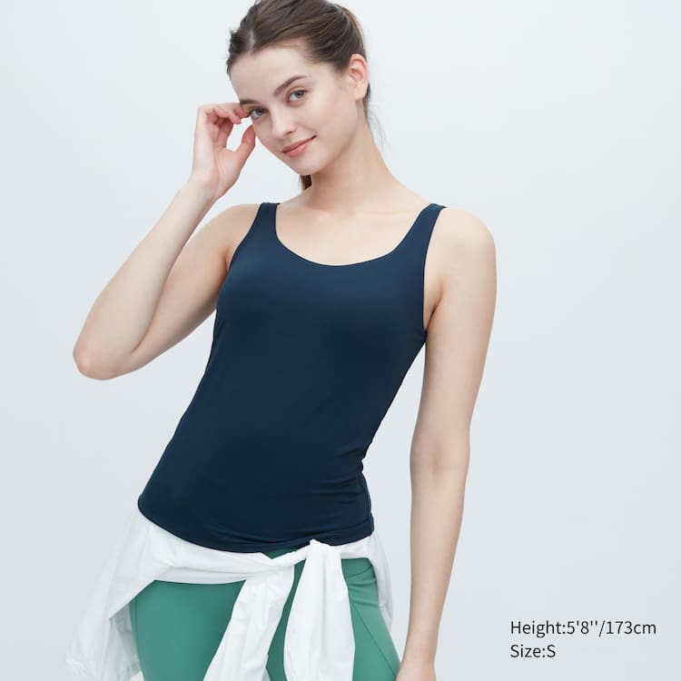 Uniqlo Airism Bez Rukavov Topy Damske Námornícka Modrá | IABPSX-265