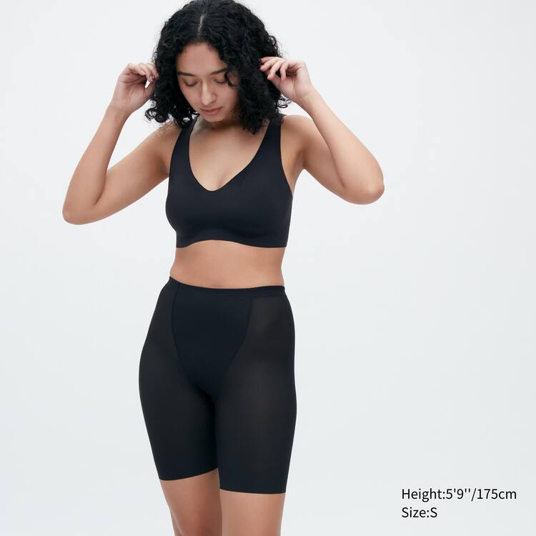 Uniqlo Airism Body Silhouette Shaper Half Spodne Pradlo Damske Čierne | GOILWV-961