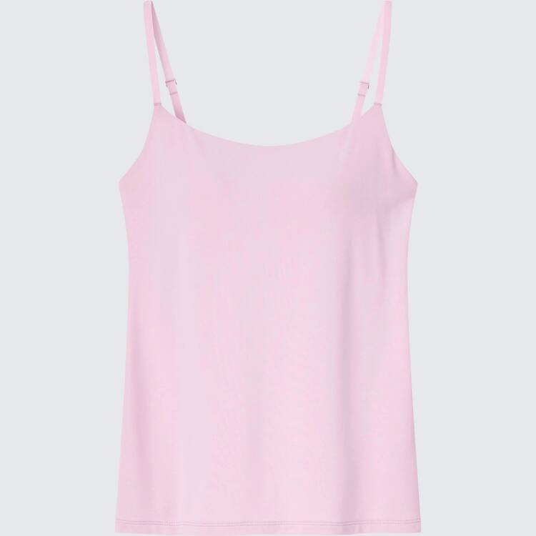 Uniqlo Airism Camisole Topy Damske Ruzove | HOXSIN-351