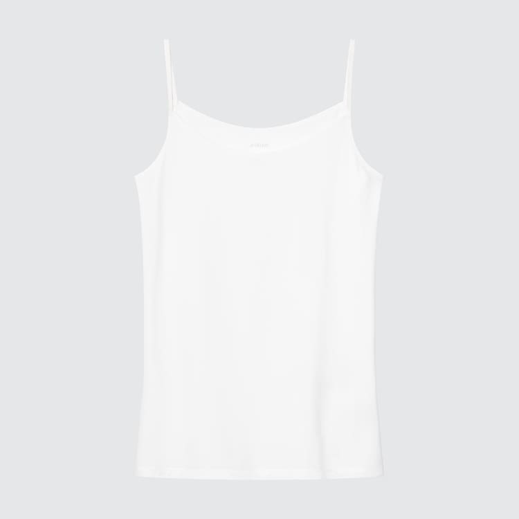 Uniqlo Airism Camisole Vesty Damske Biele | LBSADE-064