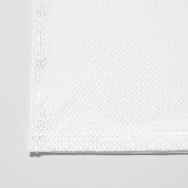 Uniqlo Airism Dry-ex Mesh Crew Neck Kratke Sleeved Tricko Panske Biele | CTGEHW-702