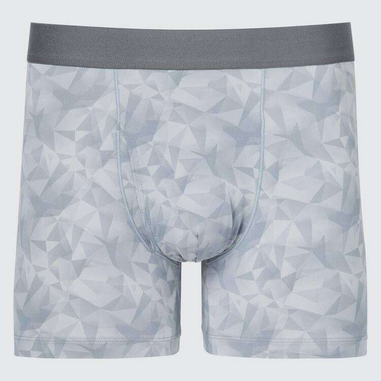 Uniqlo Airism Geometric Boxers Spodne Pradlo Panske Siva | YLMEXD-730