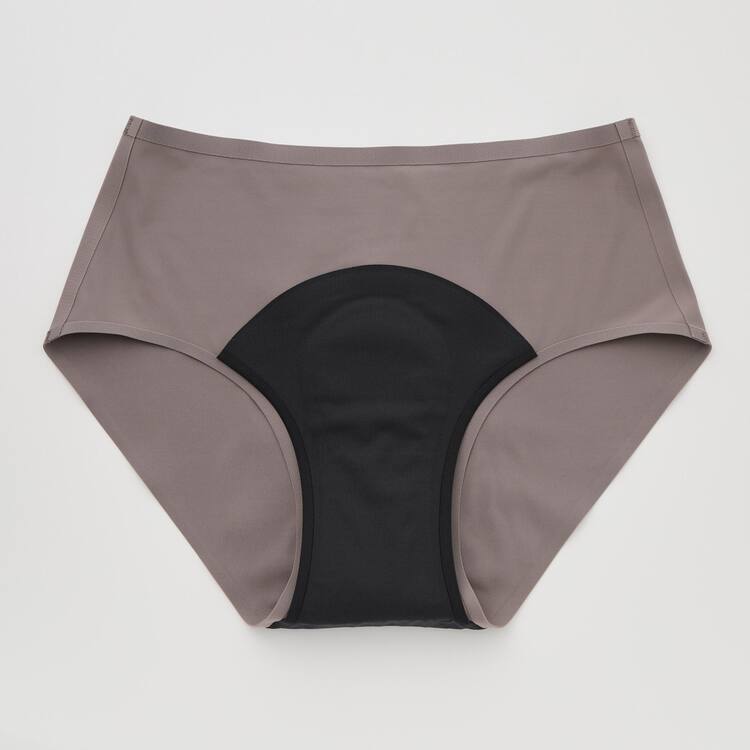 Uniqlo Airism High Rise Period Pants (High Absorbency) Spodne Pradlo Damske Siva | WLMQEY-524