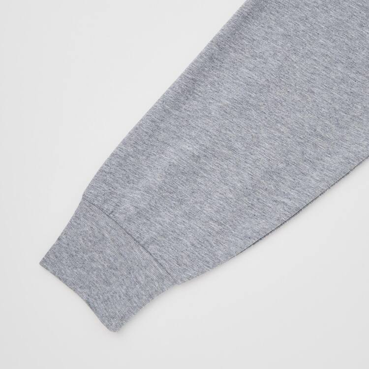 Uniqlo Airism Long Sleeved Polokosele Panske Siva | MEHBWI-903