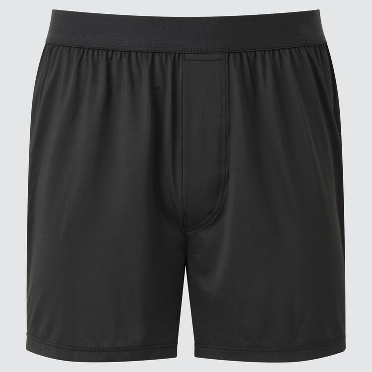 Uniqlo Airism Loose Fit Boxers Spodne Pradlo Panske Čierne | JZTVDL-093