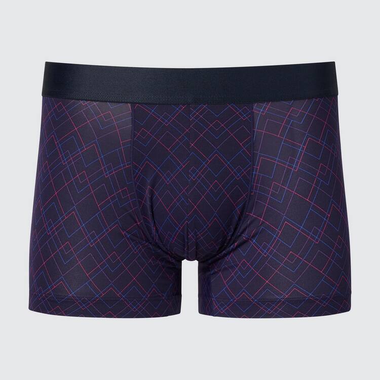 Uniqlo Airism Low Rise Printed Boxers Spodne Pradlo Panske Námornícka Modrá | EJZAMT-830