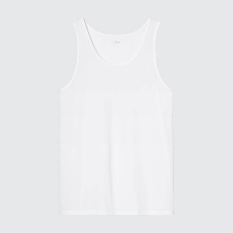 Uniqlo Airism Mesh Topy Panske Biele | CDNIGO-472