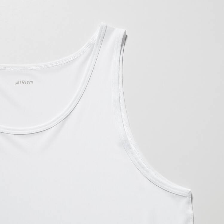 Uniqlo Airism Mesh Topy Panske Biele | CDNIGO-472