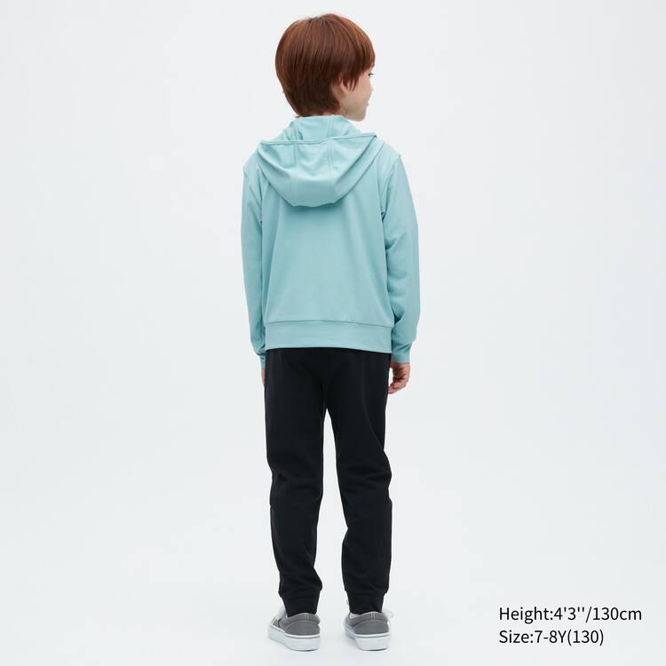 Uniqlo Airism Mesh Uv Protection Mikiny S Kapucňou Detske Zelene | GHAMCP-652