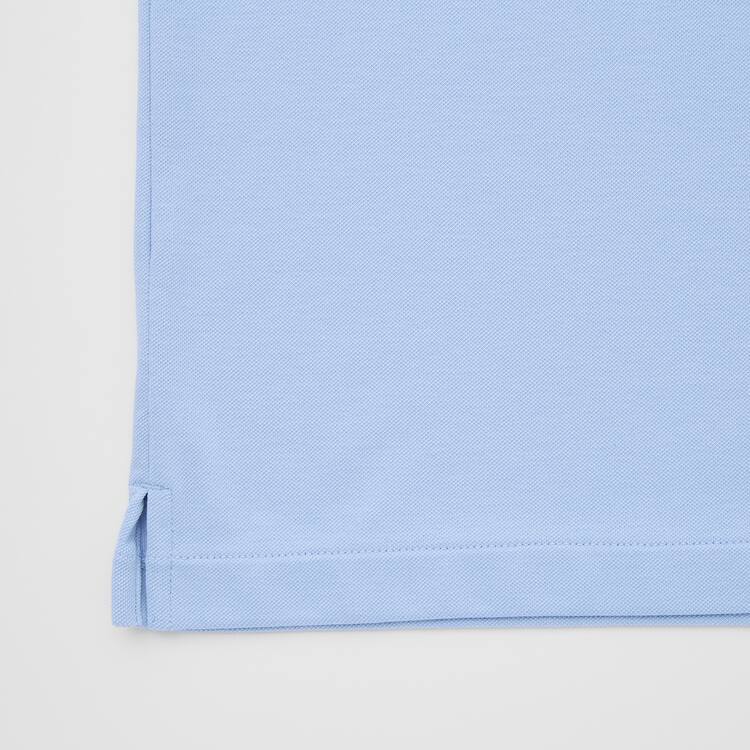 Uniqlo Airism Piqué Polokosele Panske Svetlo Modre | CKLQFP-697