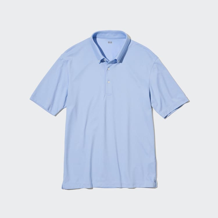 Uniqlo Airism Polokosele Panske Svetlo Modre | BHOTPX-594