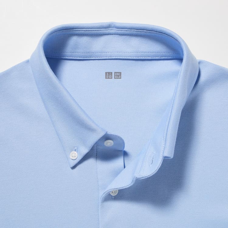 Uniqlo Airism Polokosele Panske Svetlo Modre | BHOTPX-594
