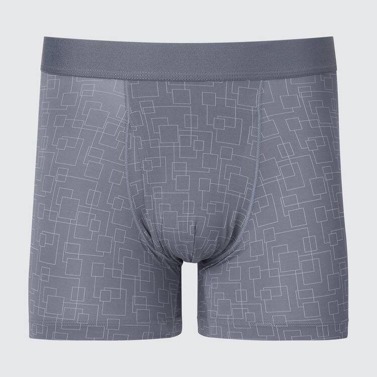 Uniqlo Airism Printed Boxers Spodne Pradlo Panske Siva | CEQUIW-870