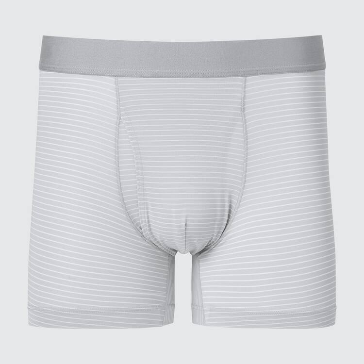 Uniqlo Airism Pruhované Boxers Spodne Pradlo Panske Siva | FPVOMD-276