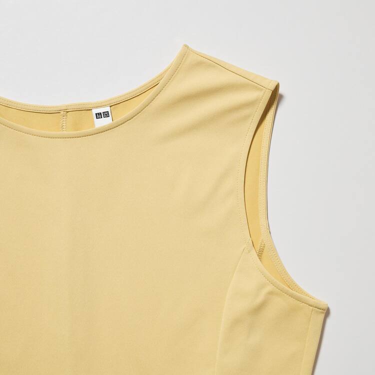Uniqlo Airism Ultra Stretch Bez Rukavov Saty Damske Žlté | QGYEZN-528