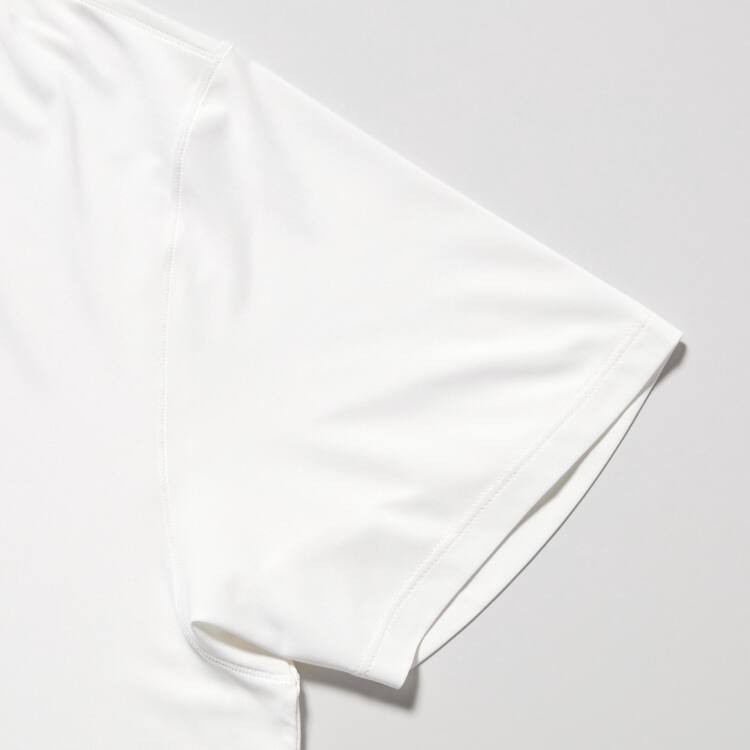 Uniqlo Airism V Neck Kratke Sleeved Tricko Panske Biele | SUTCDP-395