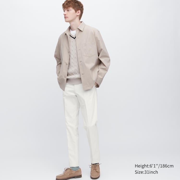 Uniqlo Airsense Ultra Light Bavlnene-like (Long) Obleky Panske Biele | WIQKTO-721