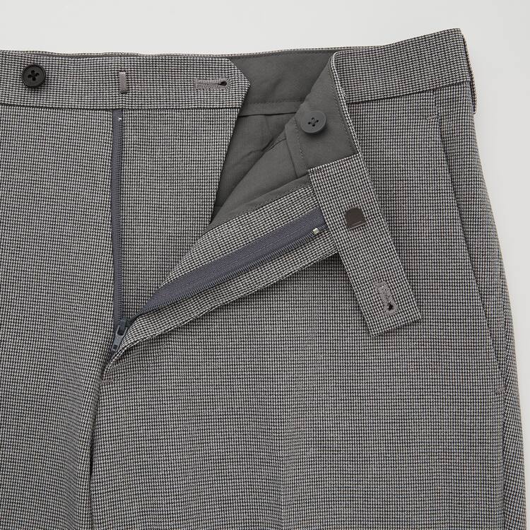 Uniqlo Airsense Ultra Light Houndstooth Nohavice Panske Siva | TVOENM-386