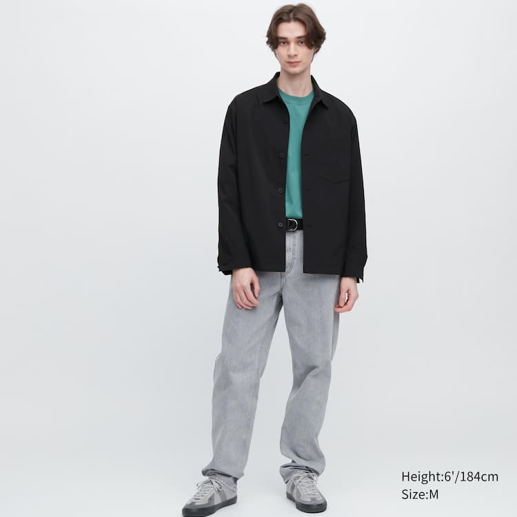 Uniqlo Airsense Ultra Light Overshirt Panske Čierne | YJFLDG-948