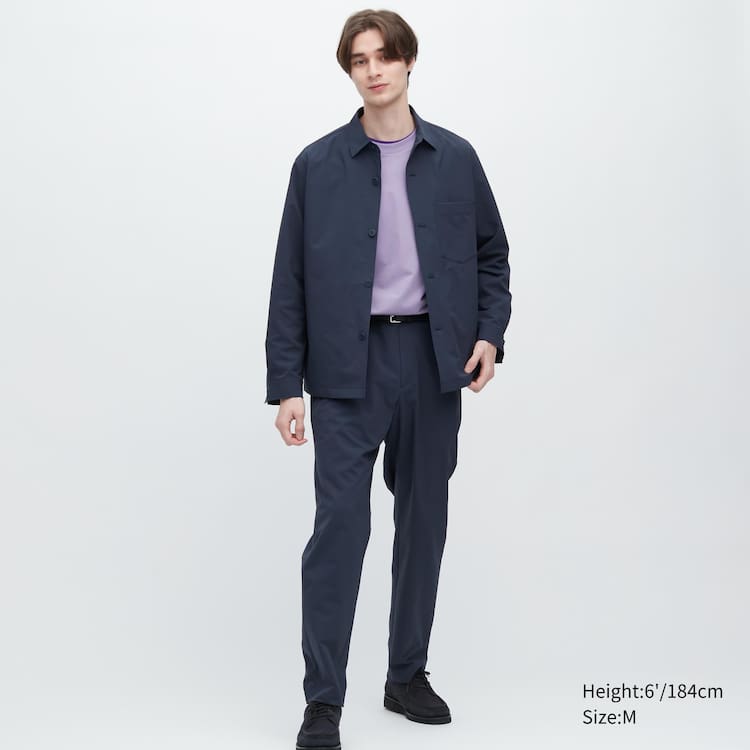 Uniqlo Airsense Ultra Light Seersucker Bundy Panske Modre | ODXYLB-543
