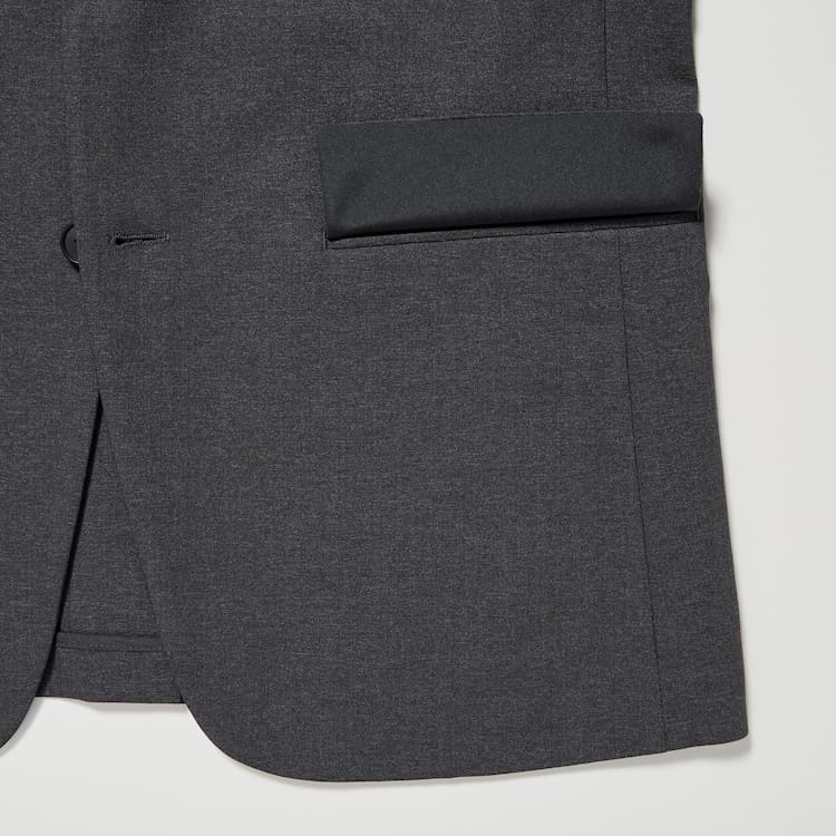 Uniqlo Airsense Ultra Light Vlna-look Bundy Panske Tmavo Siva | EJBAYK-512