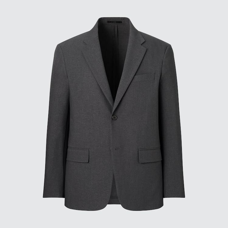 Uniqlo Airsense Ultra Light Vlna-look Bundy Panske Tmavo Siva | EJBAYK-512