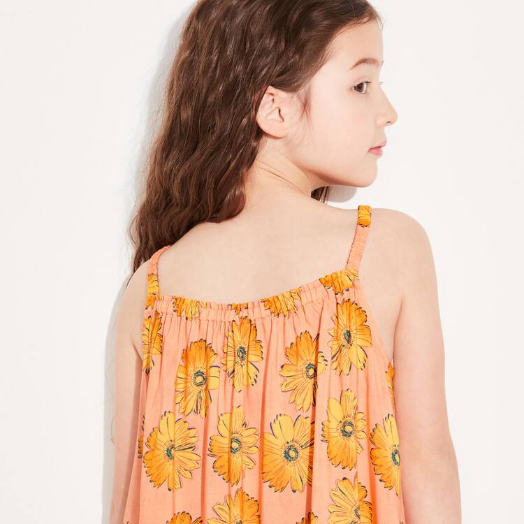 Uniqlo Andy Warhol Flowers Podkategória Ut Camisole Saty Detske Svetlo Oranžové | APCNHF-125