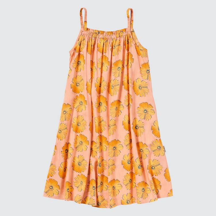 Uniqlo Andy Warhol Flowers Podkategória Ut Camisole Saty Detske Svetlo Oranžové | APCNHF-125